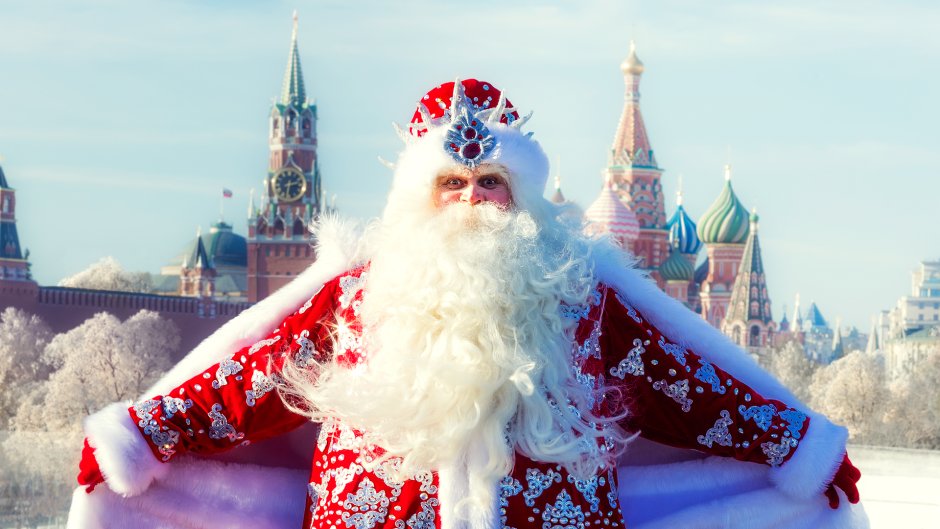 Дед Мороз в Москве