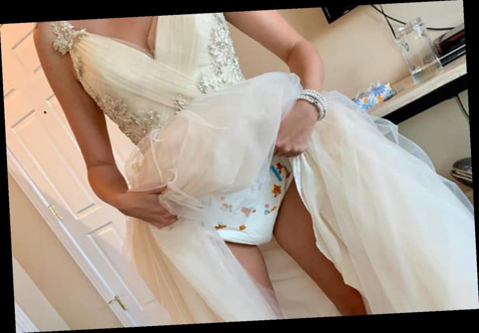 Невесты в свадебных платьях похотливые.