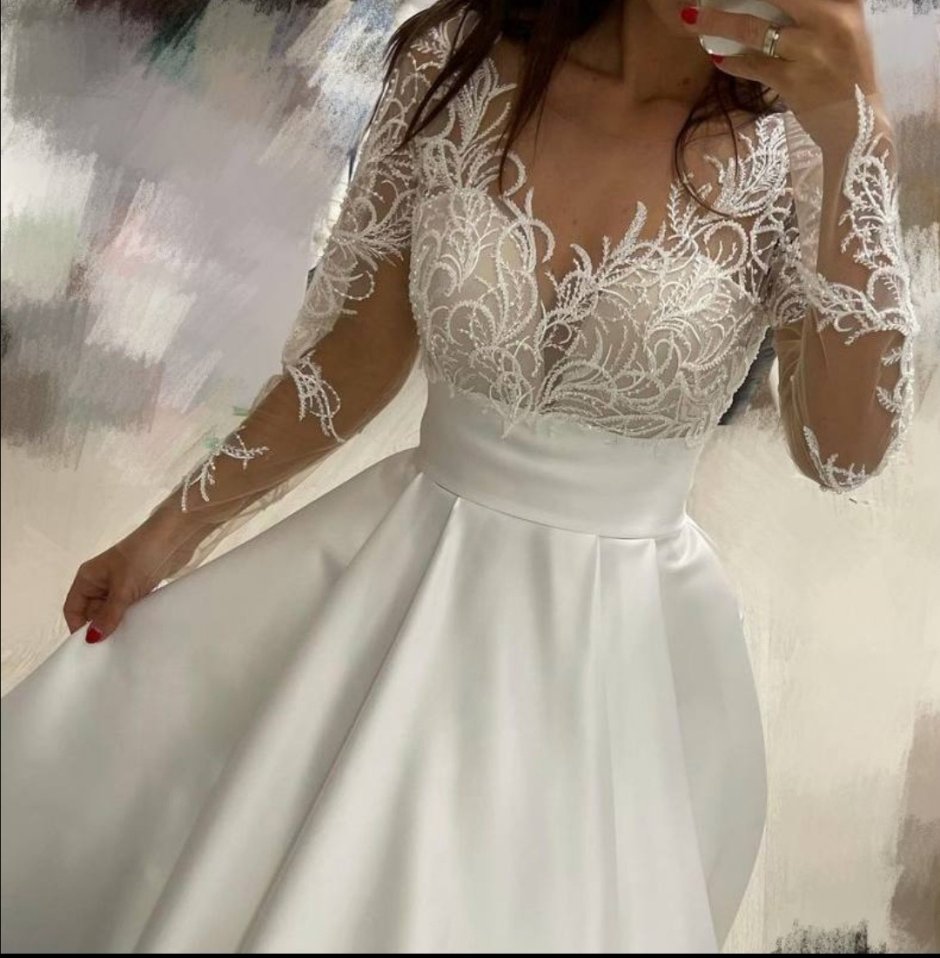 Жасмин в свадебном платье