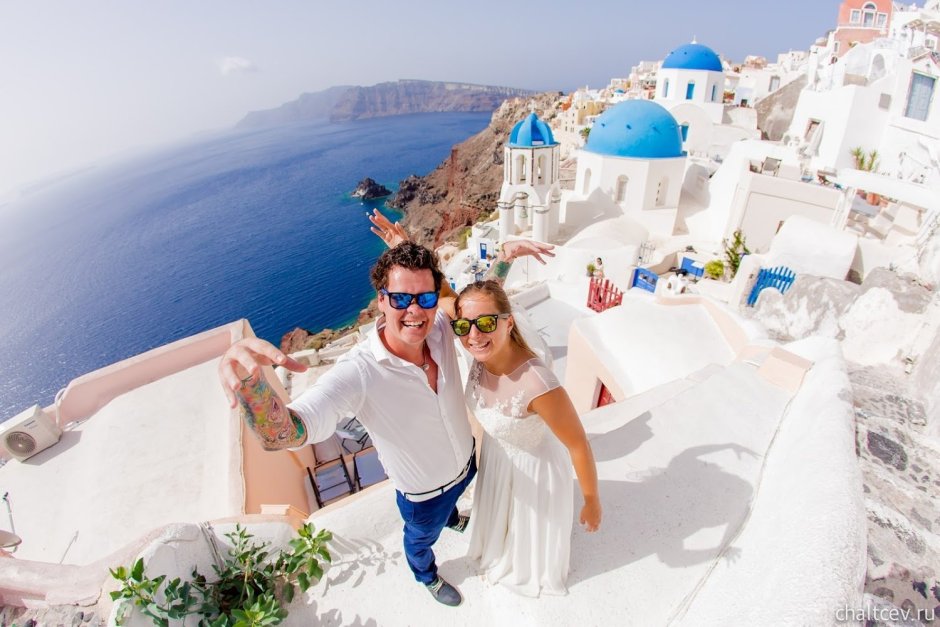 Свадебная церемония в Греции для двоих