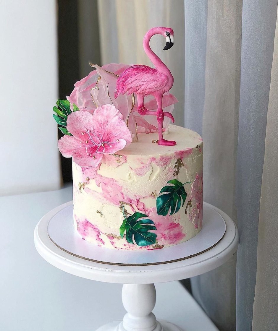 Торт с Фламинго