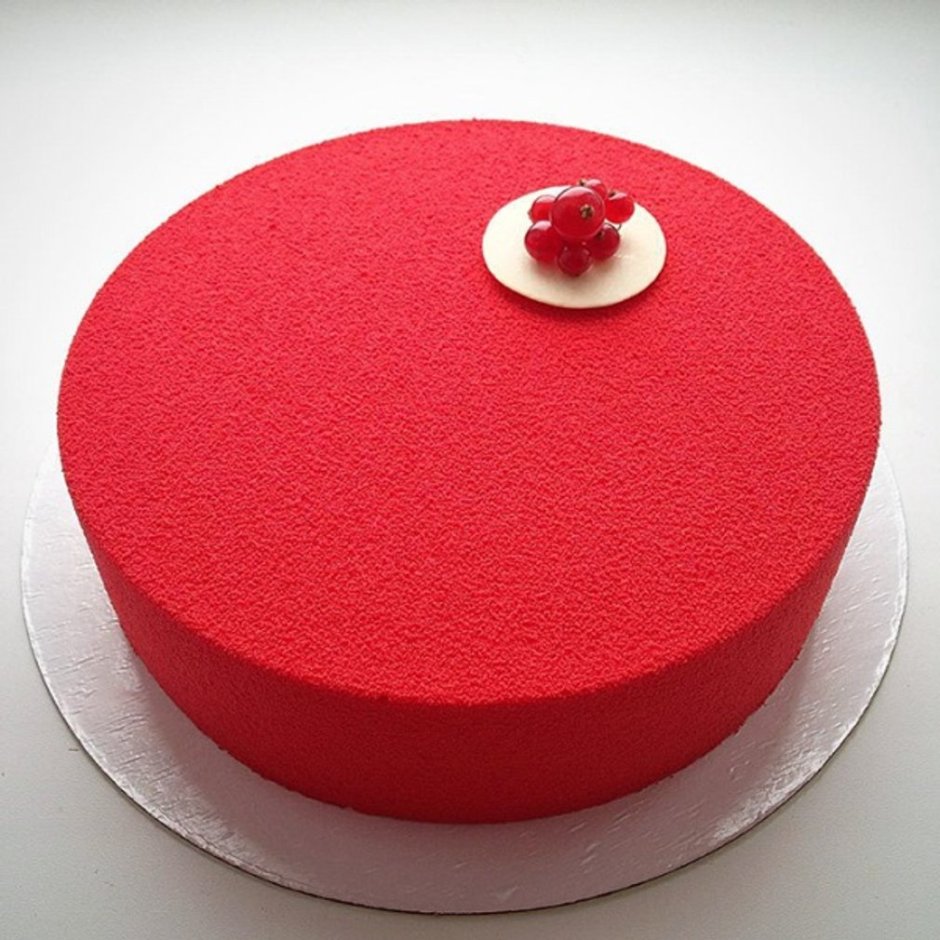 Муссовый торт красный бархат велюр