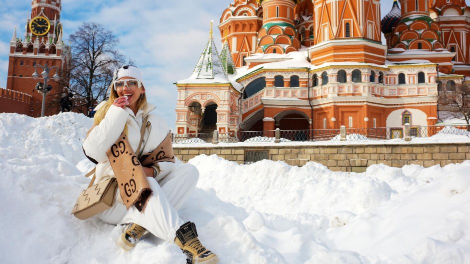 Москва в феврале