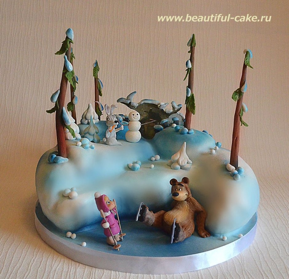 Тортики с лесными жителями