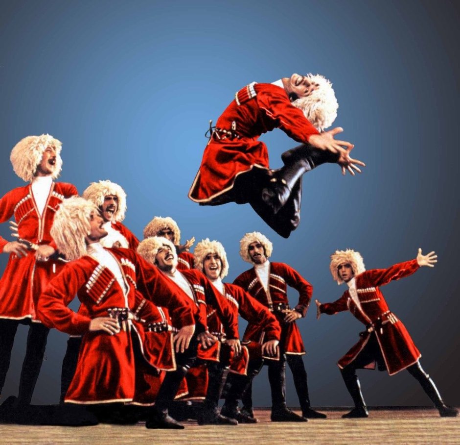 Танцы народов Кавказа лезгинка