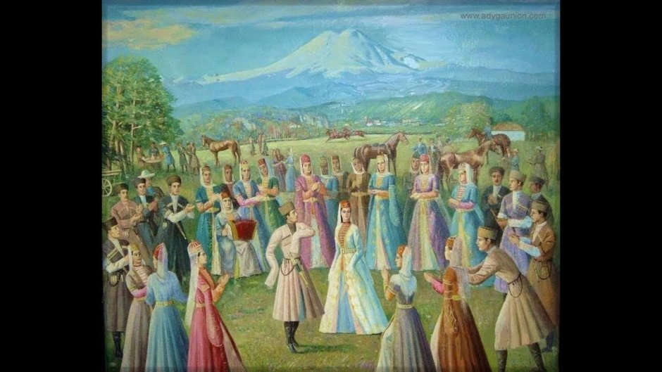Танцы Черкесов 18 век
