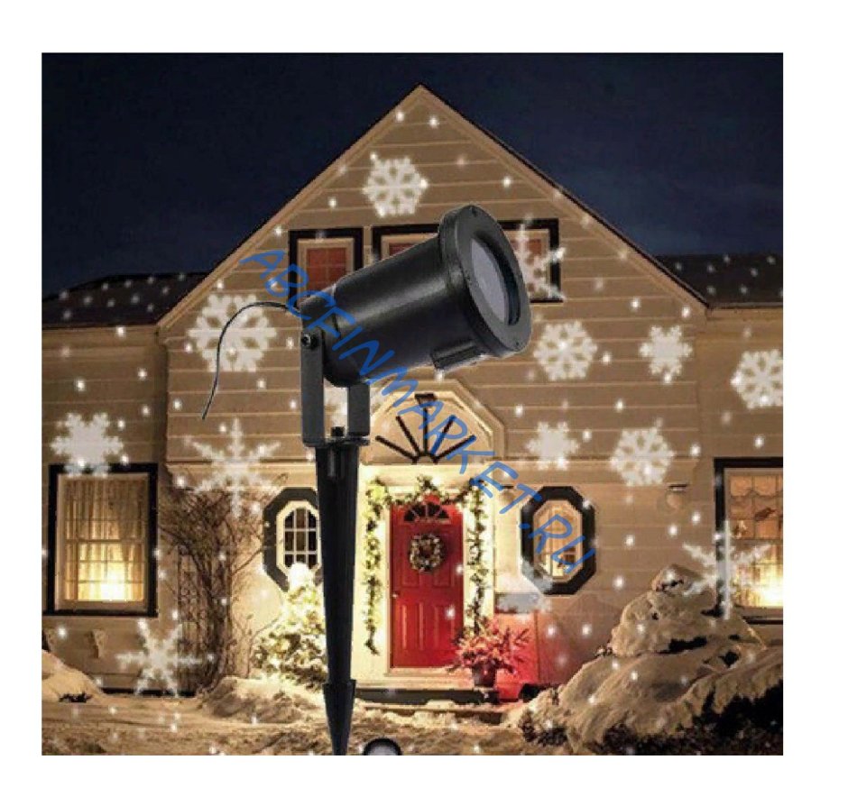 Проектор Outdoor Lawn Light Snowflake