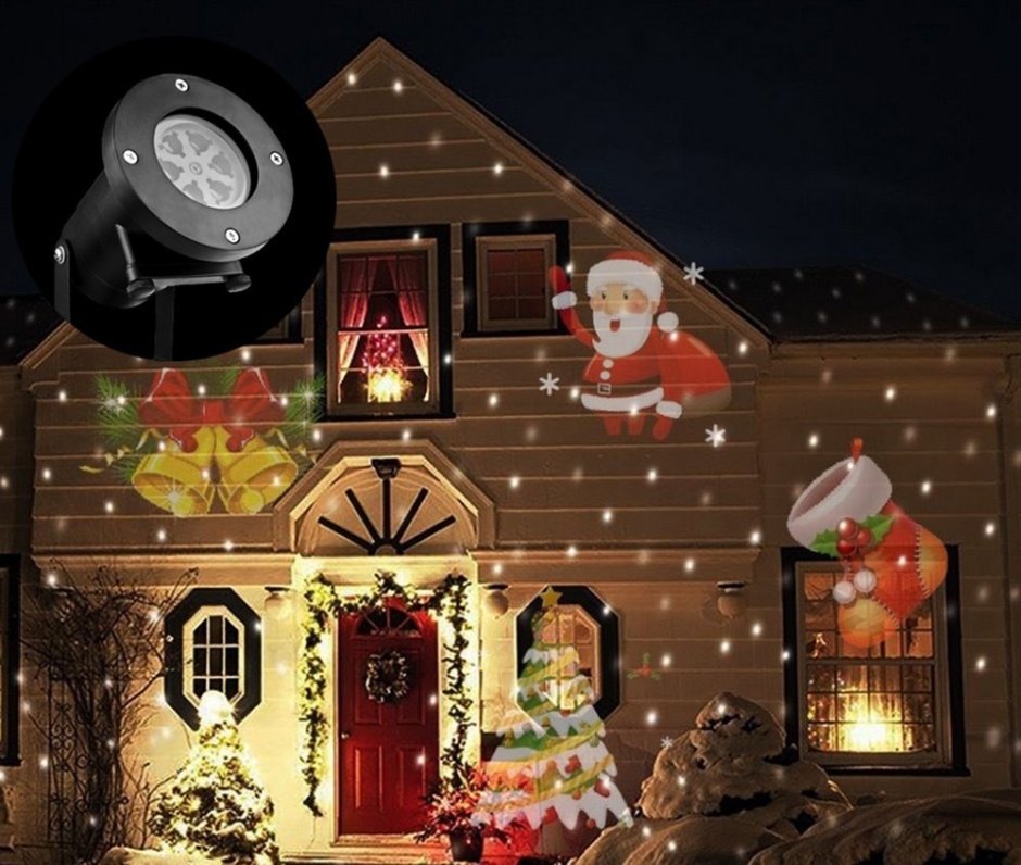 Проектор Christmas led Projector Light