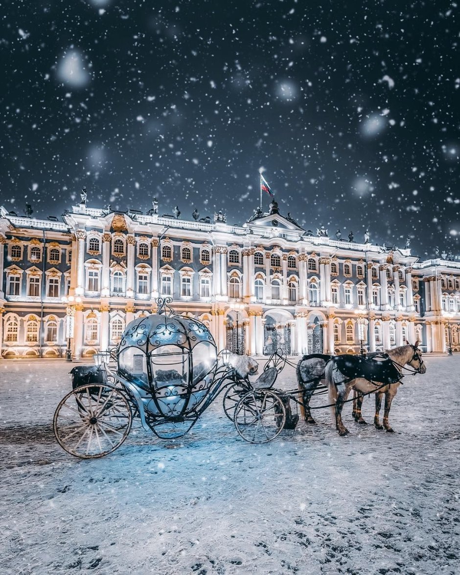 Бенуа зимний Петербург