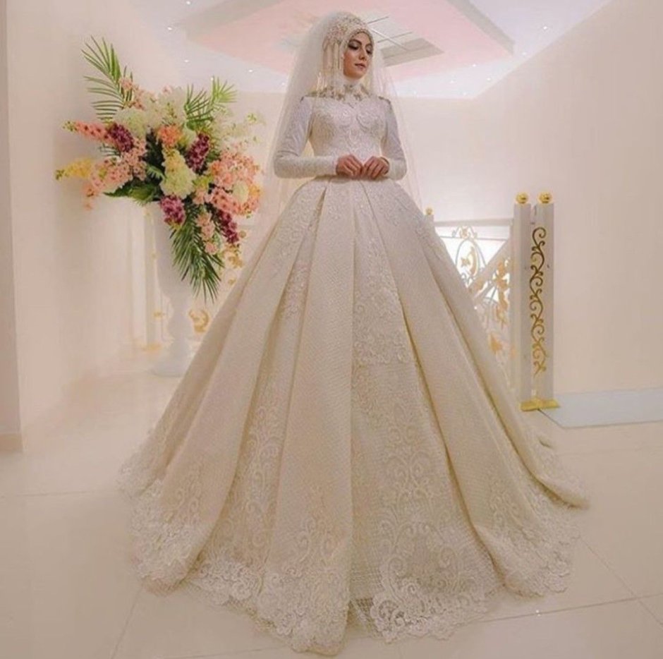 Свадебные платья хиджаб 2022