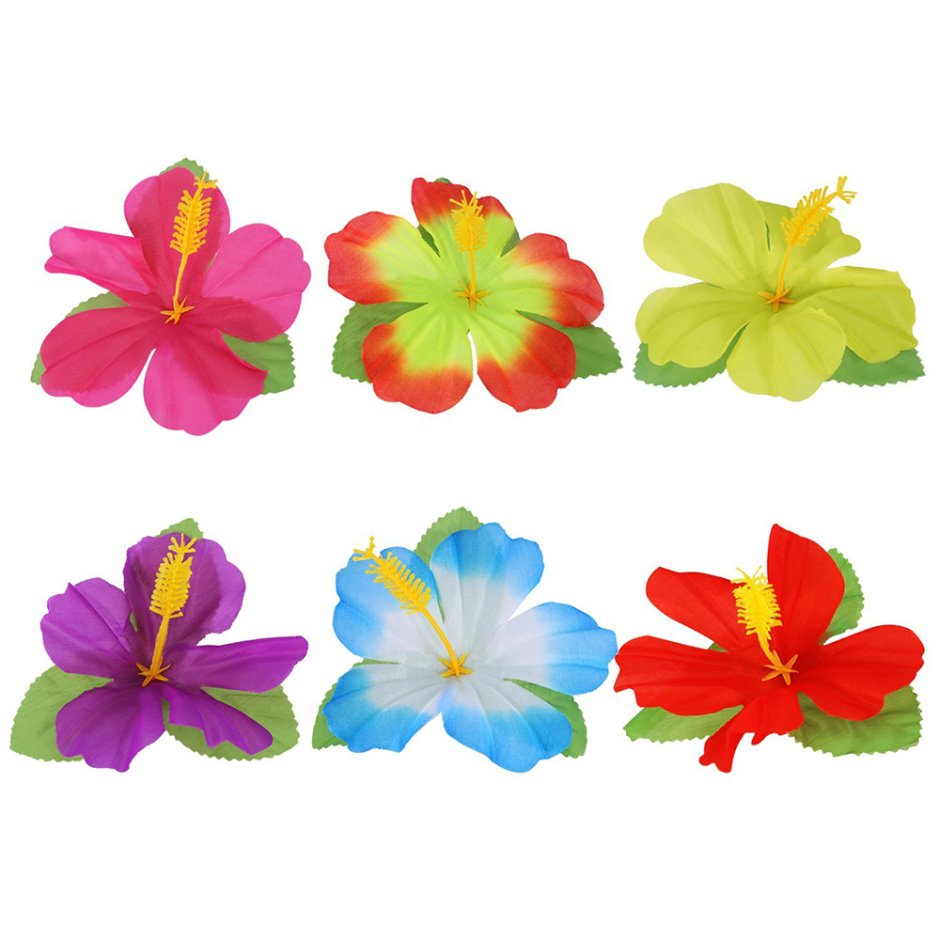 Искусственные цветы для гавайской вечеринки
