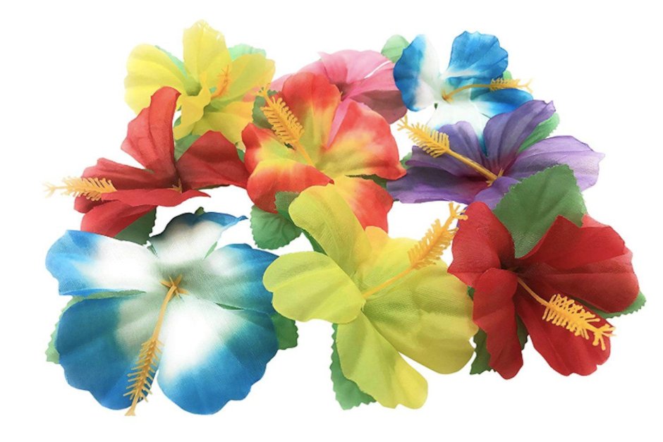 Гавайские цветы композиции