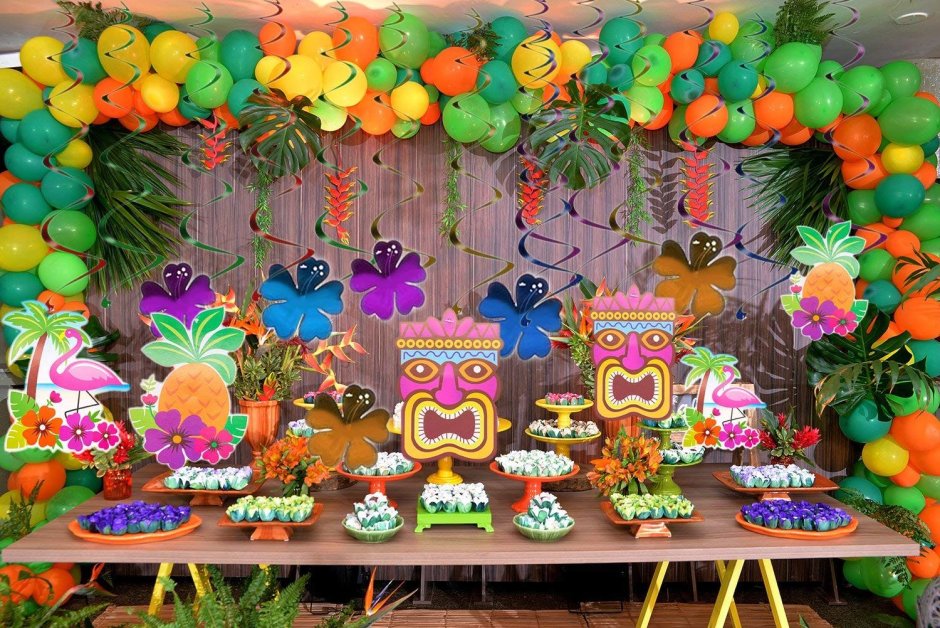 Декорации Гавайи Luau Party