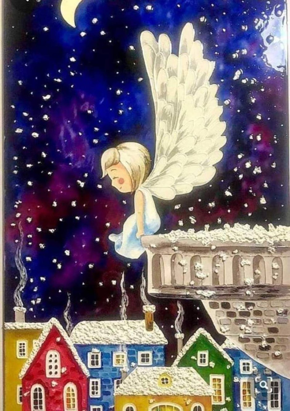Рождественский ангел на немецком