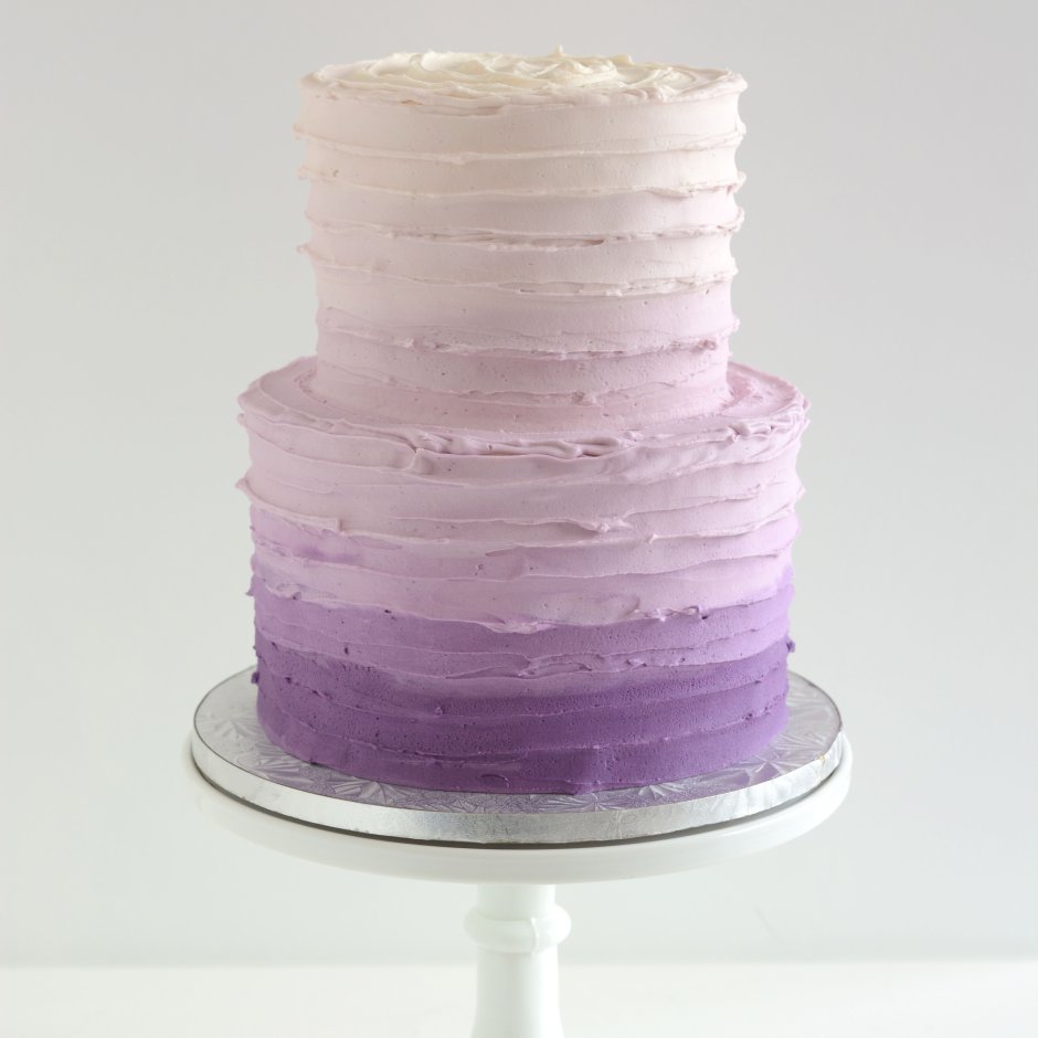 Торт омбре фиолетовый