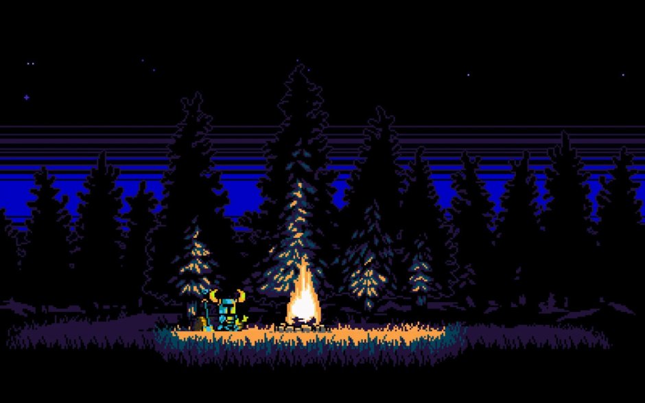 Shovel Knight Campfire