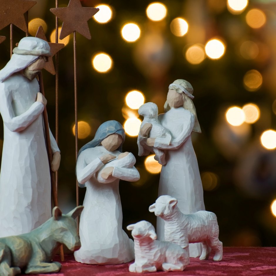 Католическое Рождество фигурки