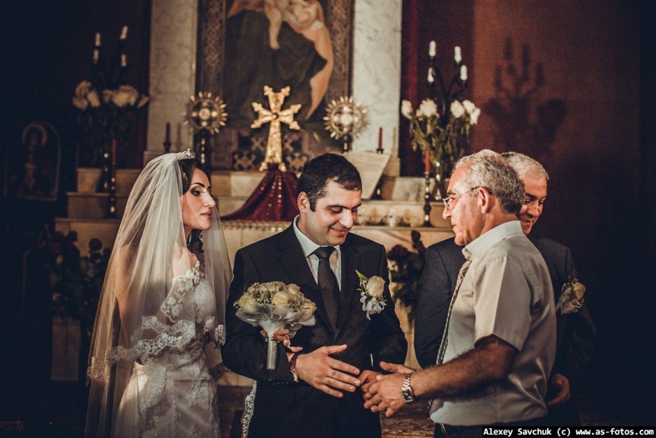 Венчание в армянской церкви