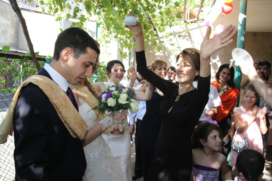 Лаваш на армянской свадьбе