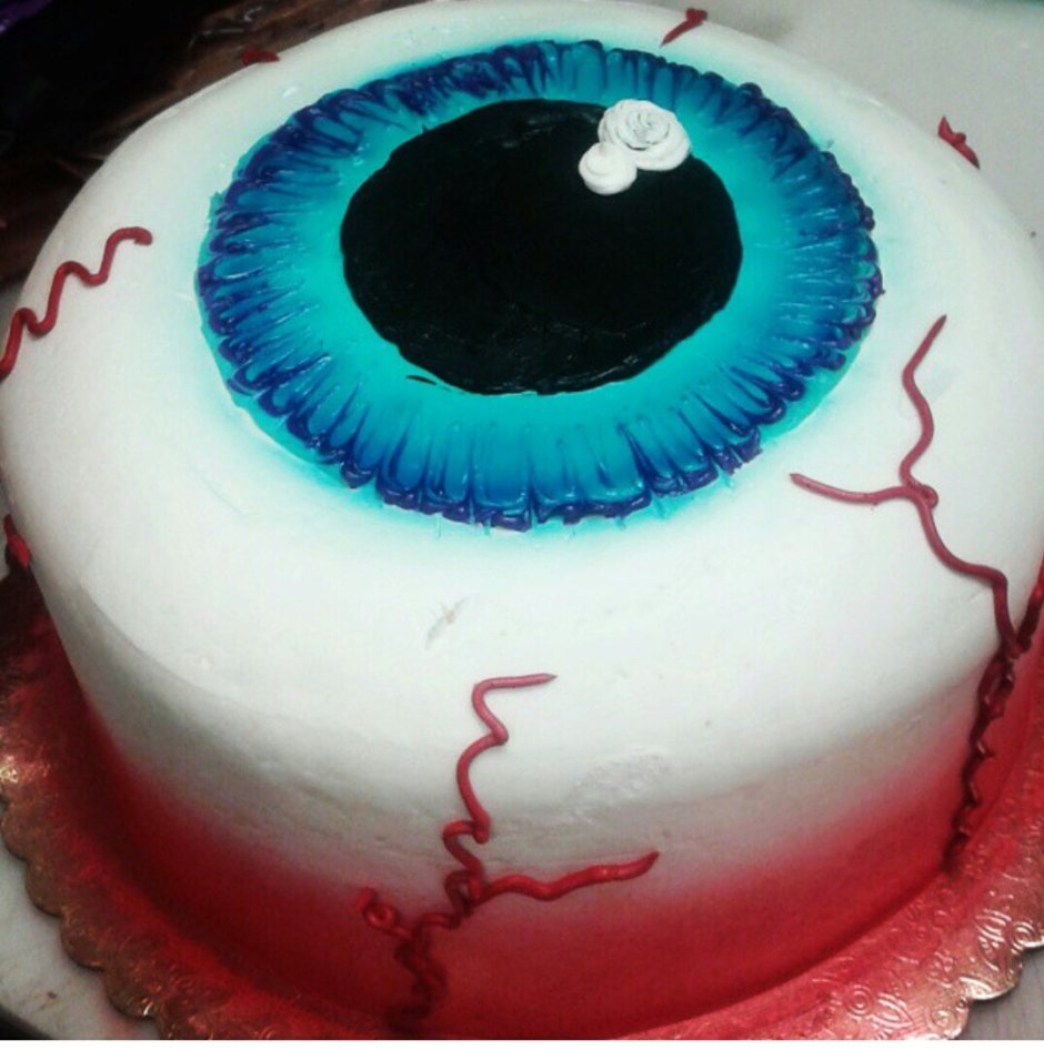Глазастый торт на Хэллоуин
