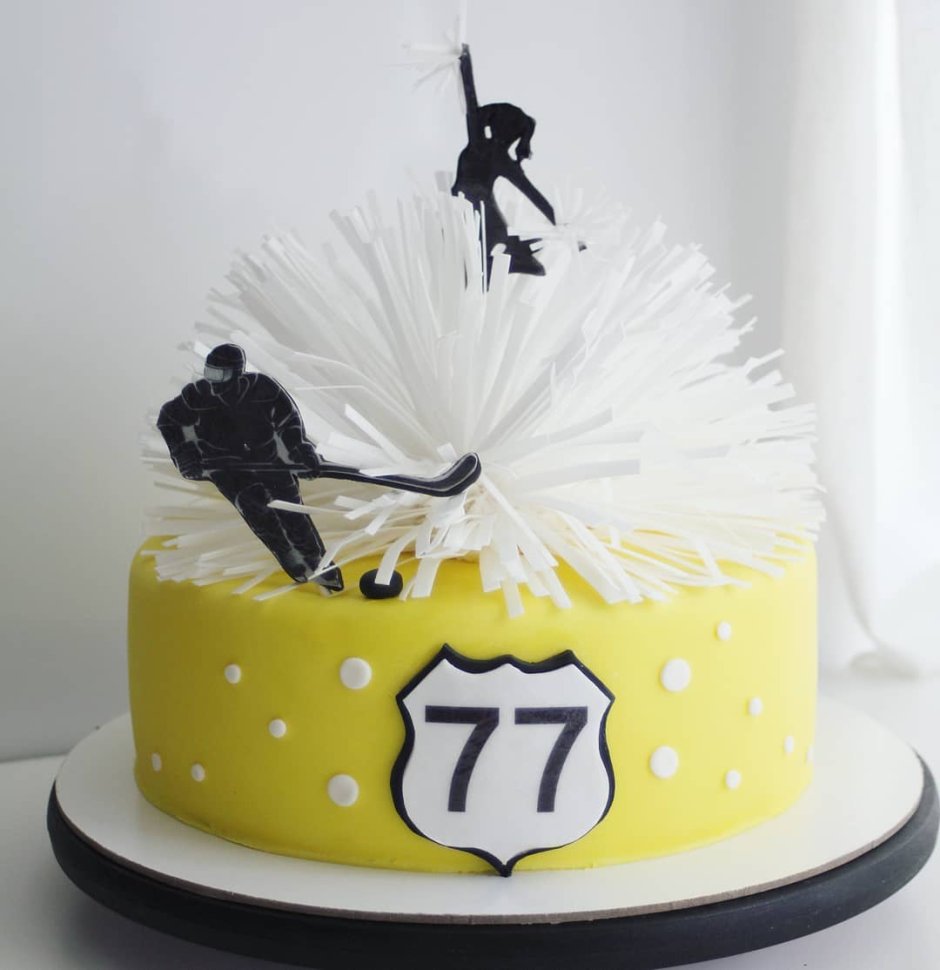 Тортик для хоккеиста на день рождения