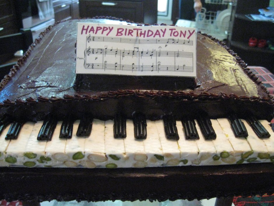 Сделать торт своими руками на день рождения рояль