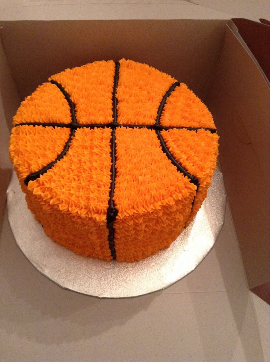 Бенто торт баскетбольный
