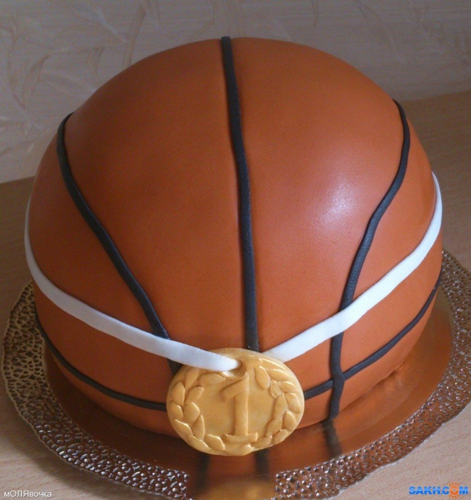 Торт мастика баскетбол