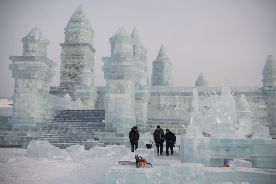Череповец фестиваль ледяных скульптур 2021