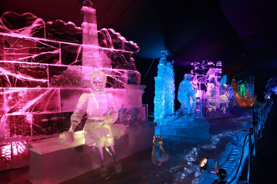 Конкурс ледяных фигур в Череповце