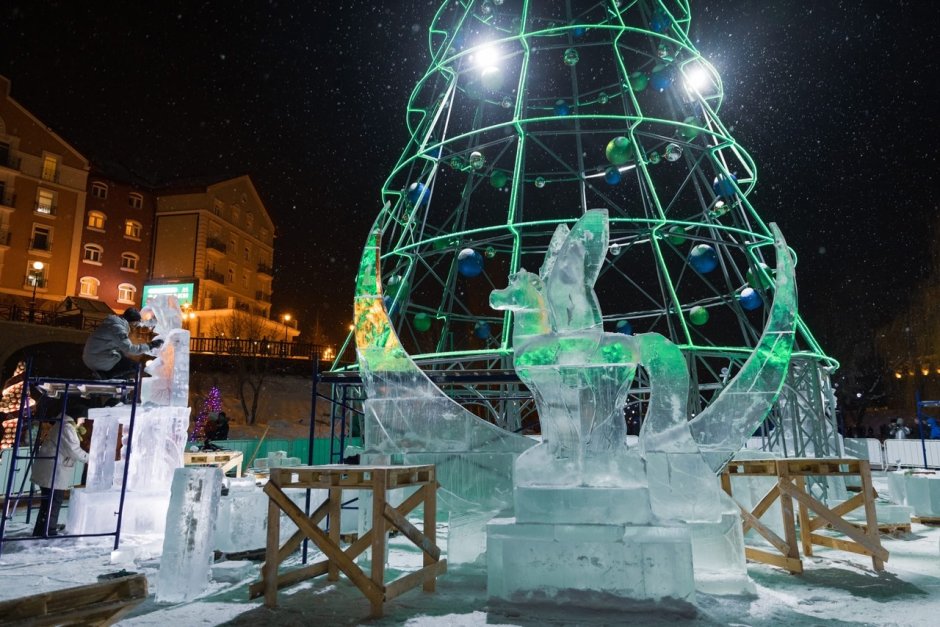 Фестиваль ледяных скульптур Красноярск