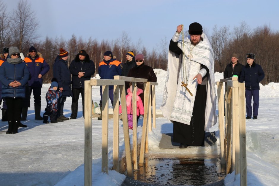 Крещение на Украине 19 января 2020
