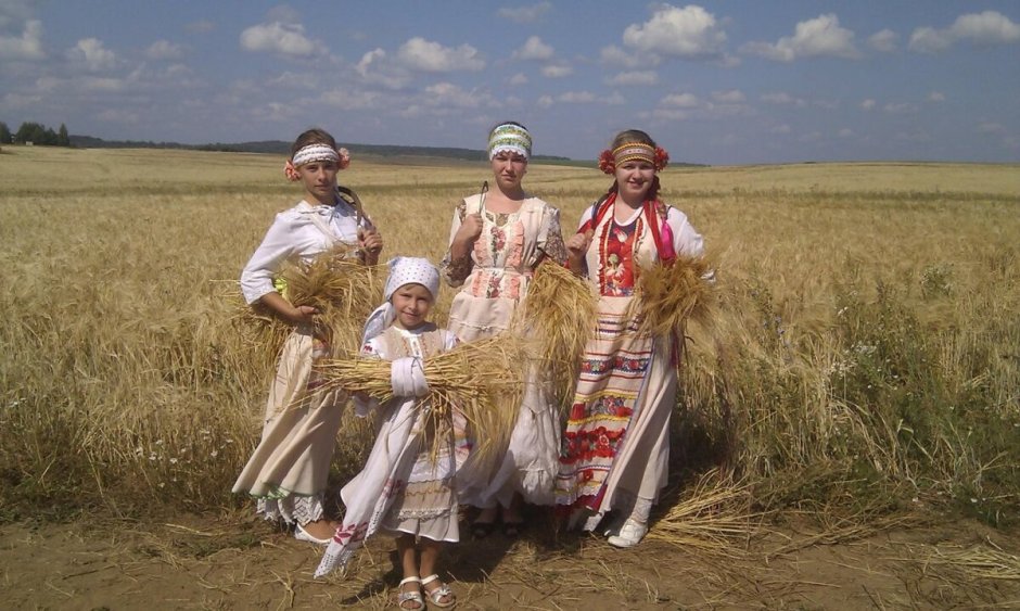 Белорусы на поле