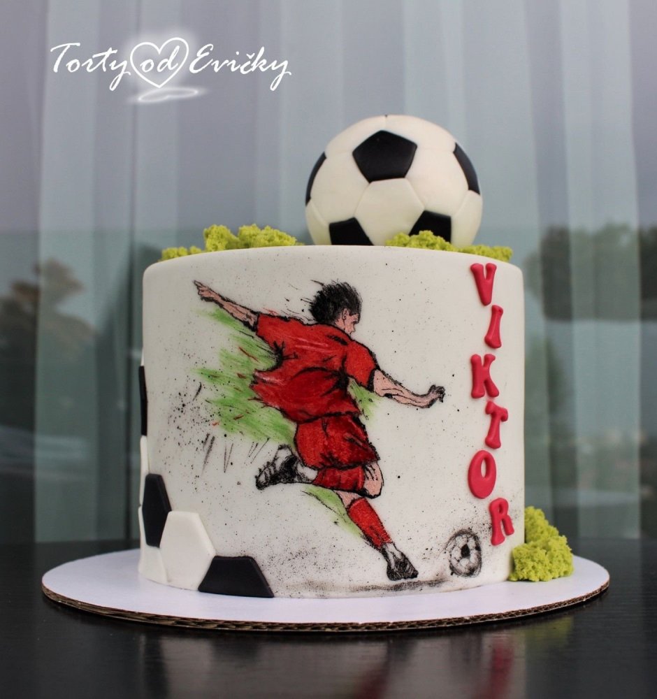 Бент торт футбольный мяч