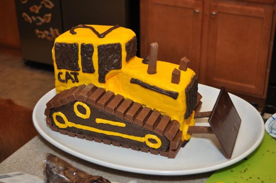 Тортик в виде трактора