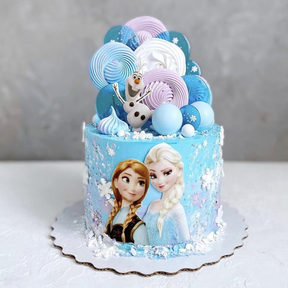 Торт принцесса Эльза Холодное