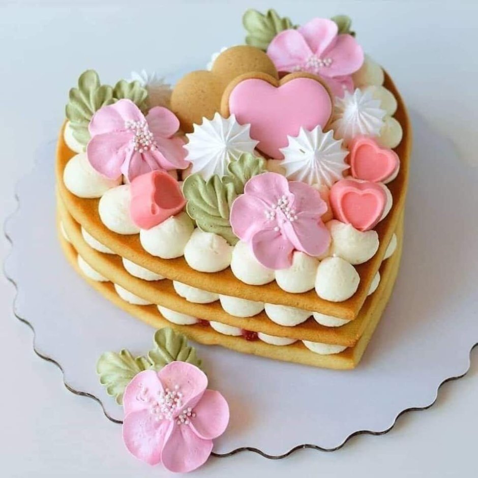 Красивый торт для бабушки