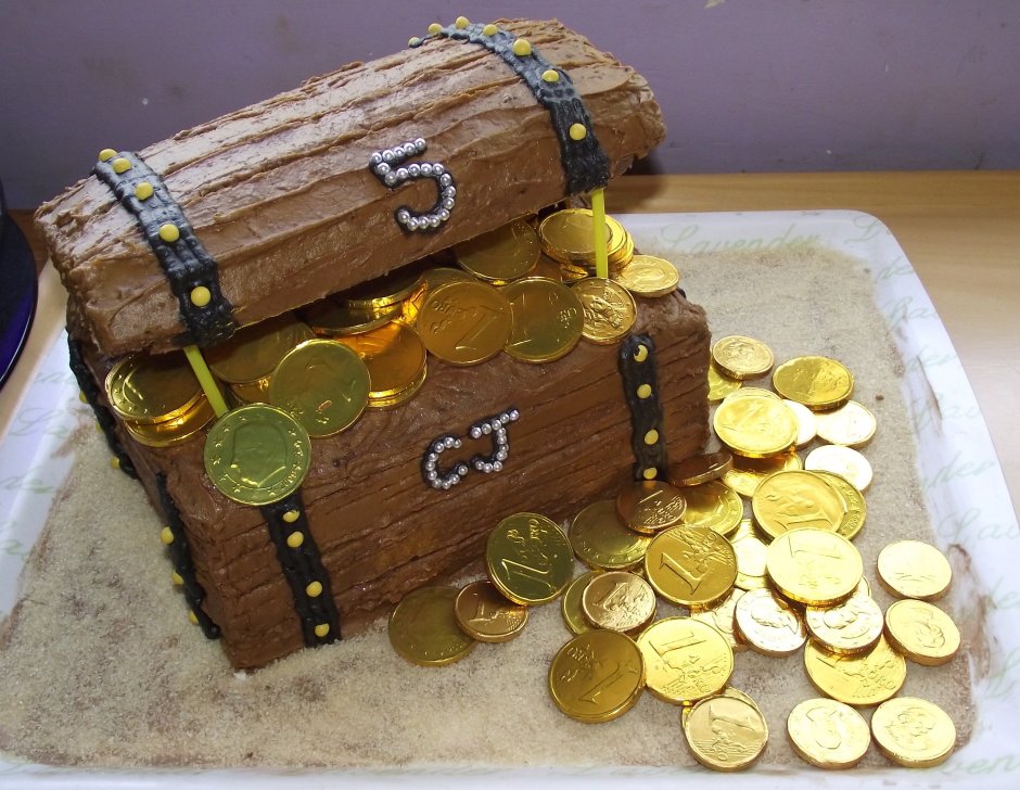 Торт пиратские сокровища