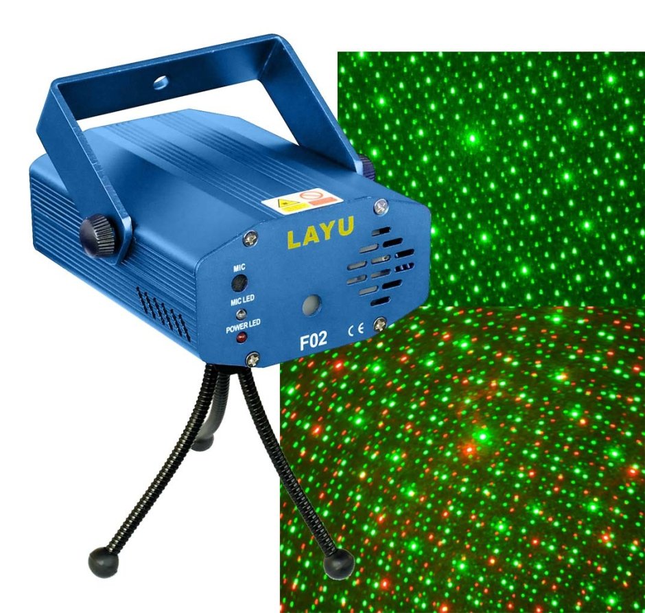 Звездный лазерный Луч Star Shower Laser Light