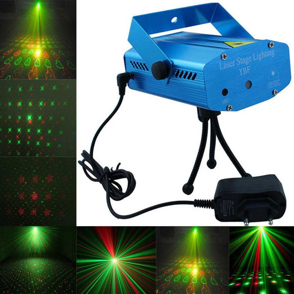 Лазерный мини-проектор Mini Laser Stage Lighting