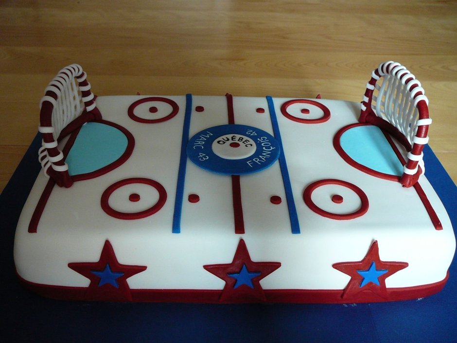 Торт для хоккейного вратаря