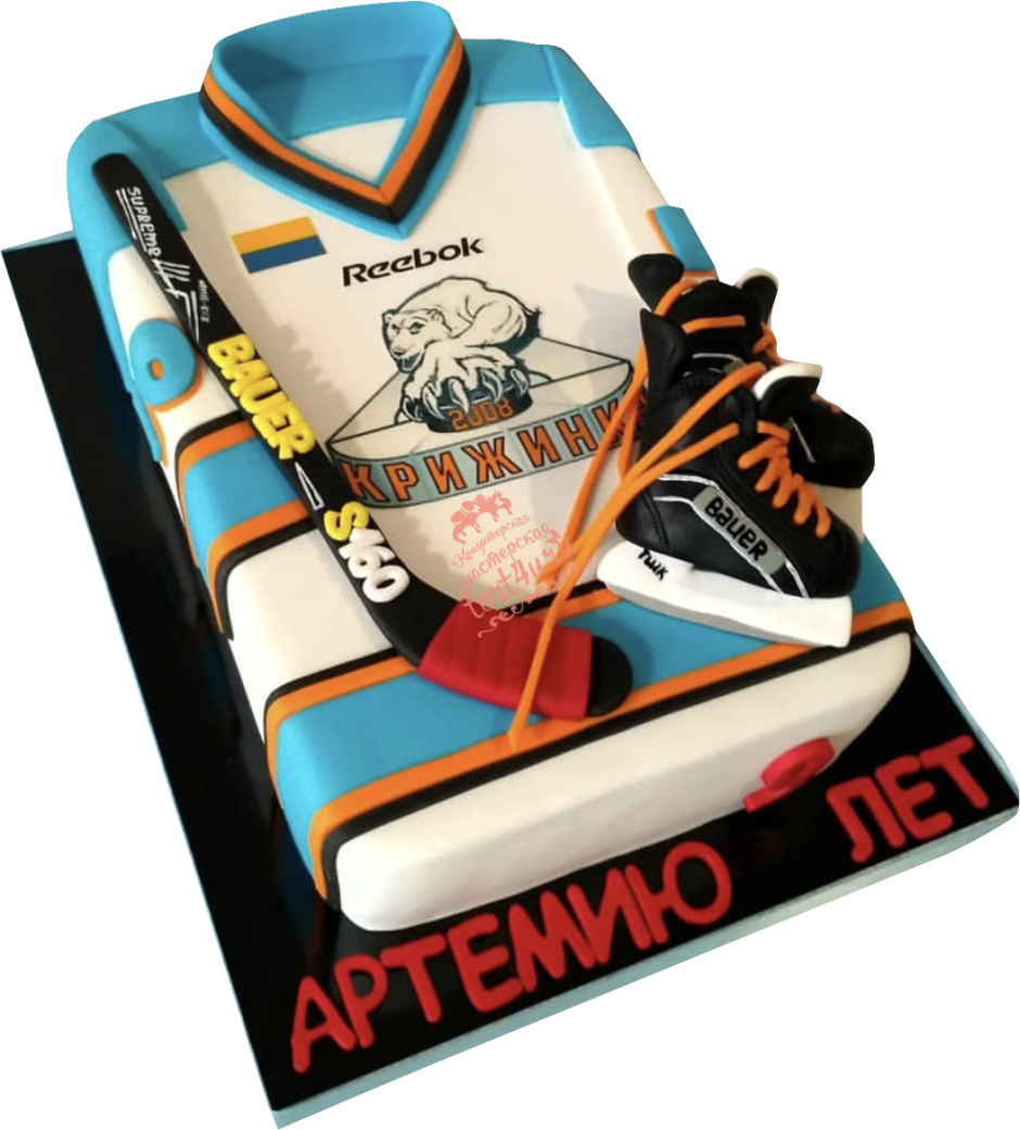 Тортик для хоккеиста на день рождения