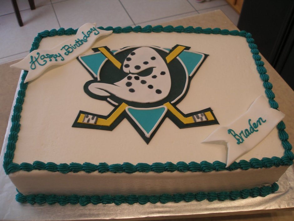Торт на 5 лет мальчику хоккеисту