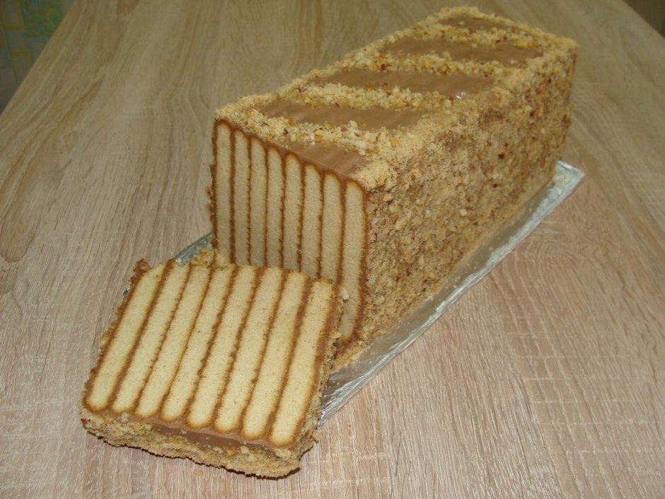 Тортик из печенья без выпечки