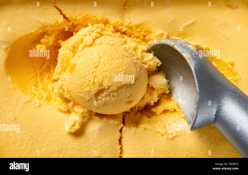 Домашнее мороженое на желтках