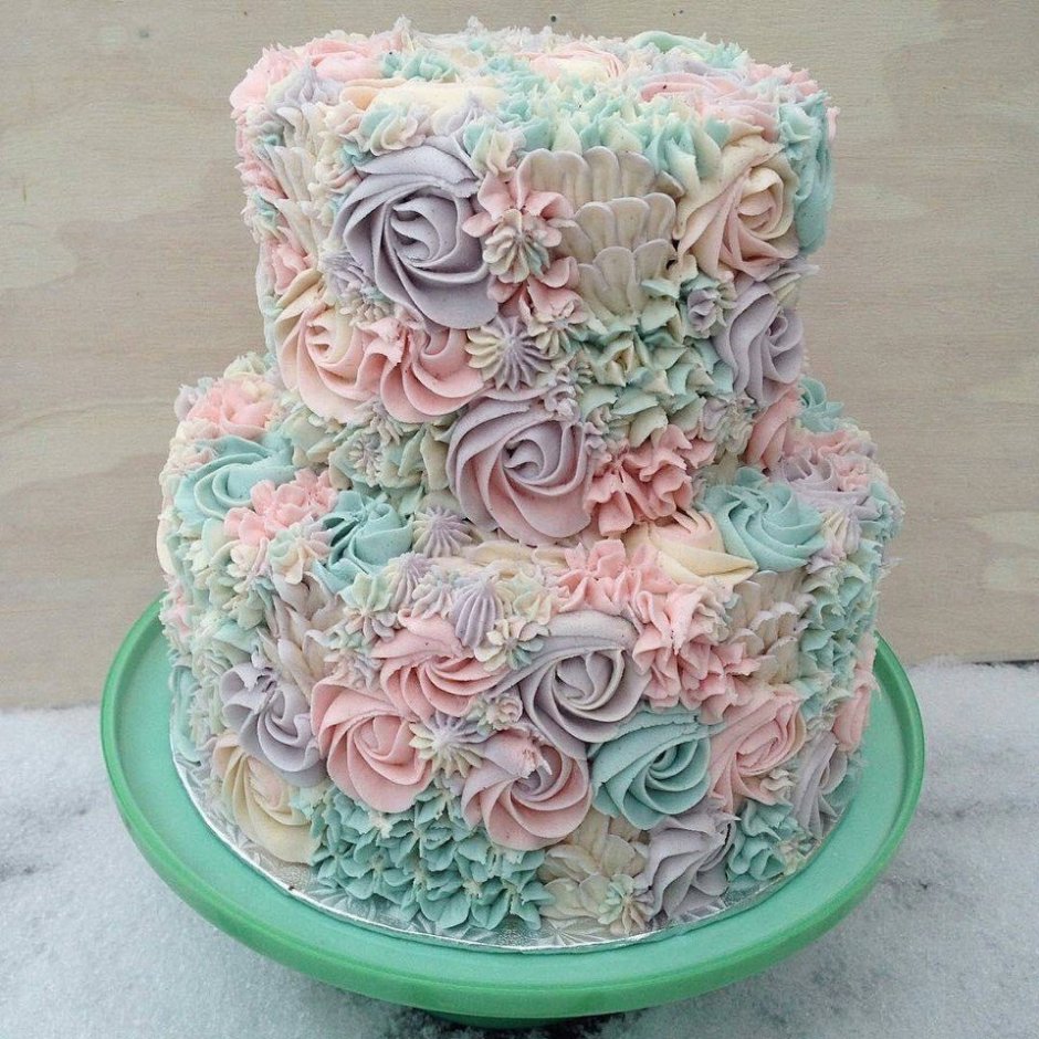 Красивые торты на день рождения девушке из крема