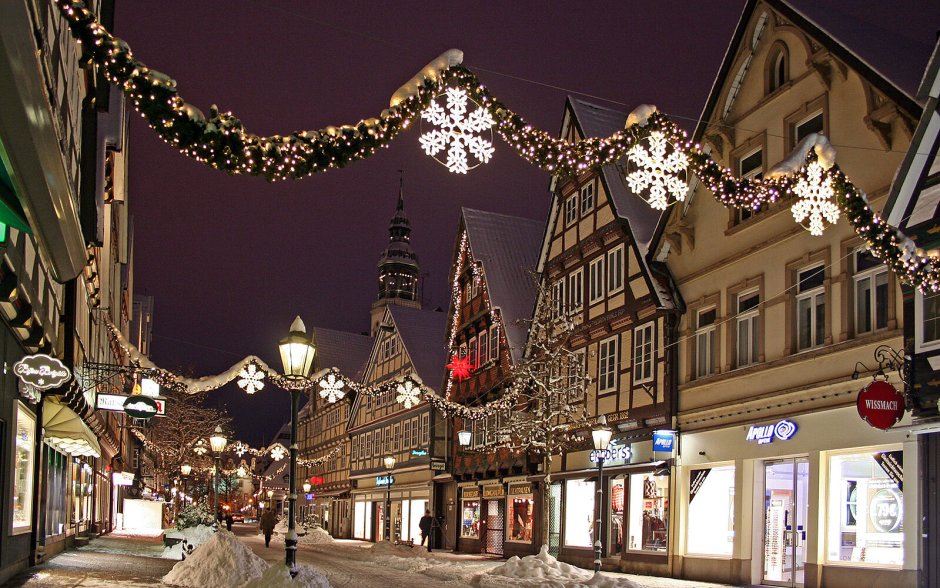 Рождественские улицы Европы