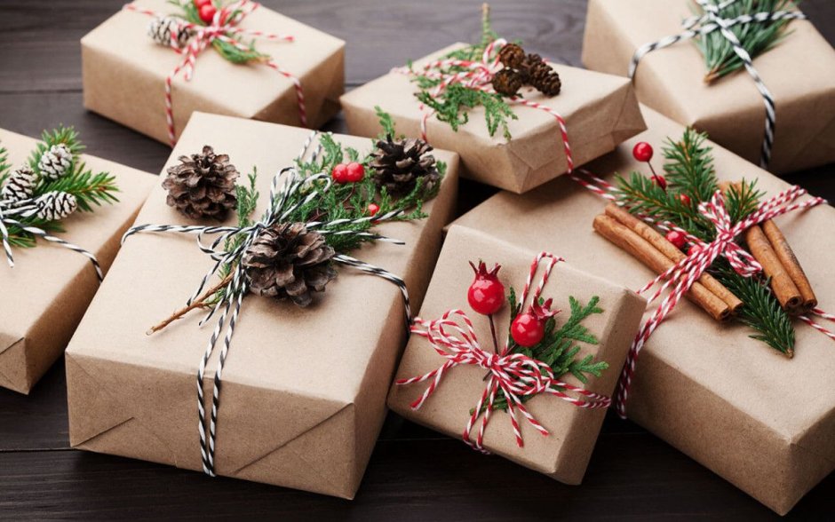 Новогодние коробочки для подарков