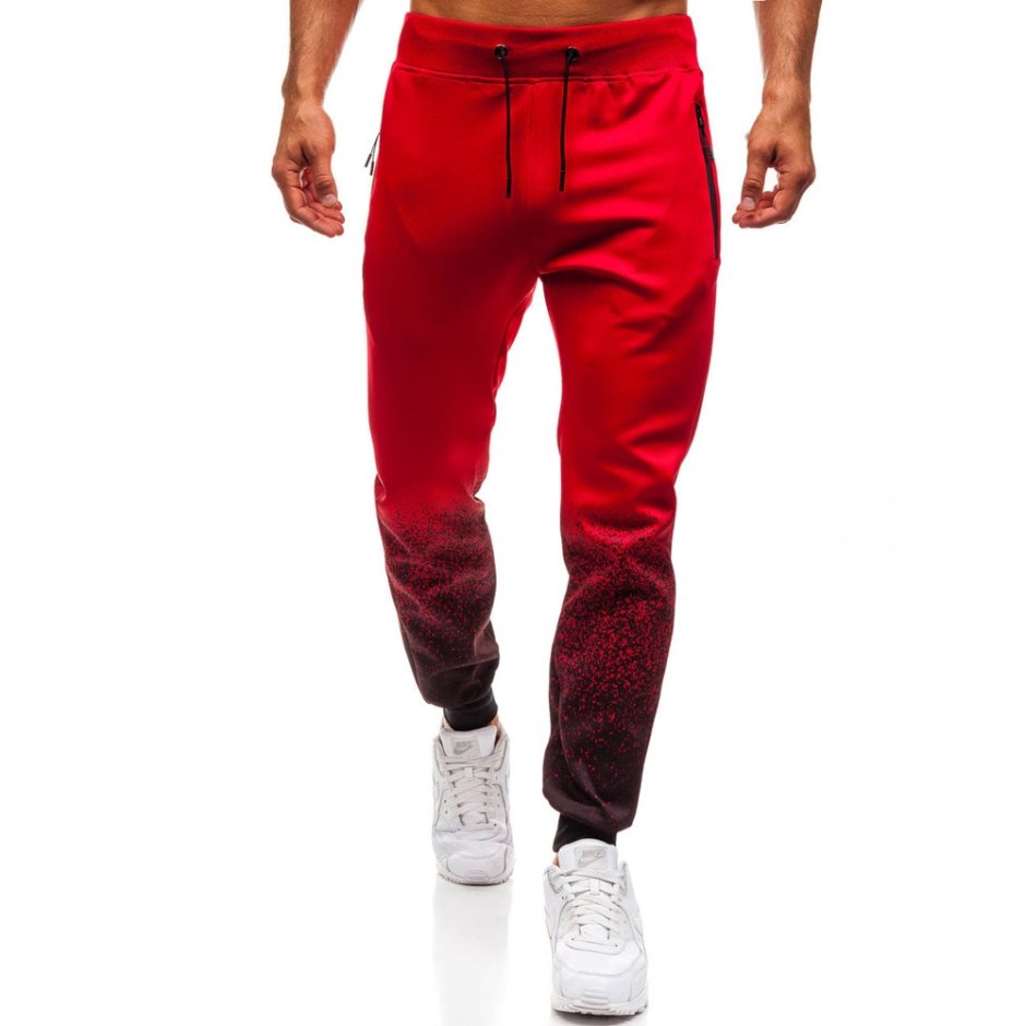 Красные спортивные штаны мужские