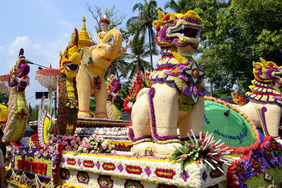 Фестиваль цветов в Таиланде 2021